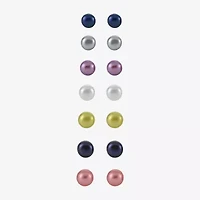 Cultured Freshwater Pearl 7-pr. Stud Earring Set