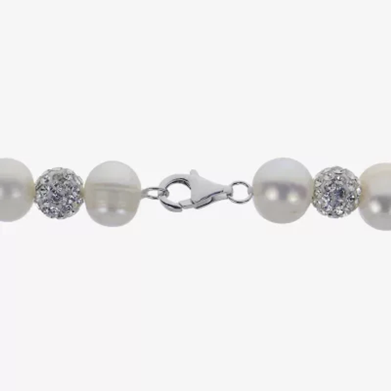 Womens White 18 Inch Strand Necklace