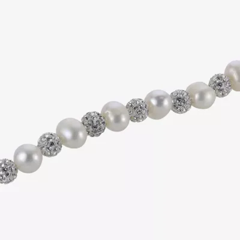 Womens White 18 Inch Strand Necklace