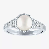 Gemstone Sterling Silver Cushion Cocktail Ring