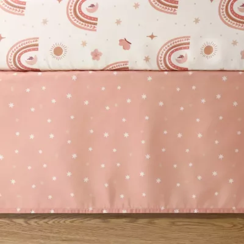 The Peanutshell Boho Rainbow 3-pc. Crib Bedding Set