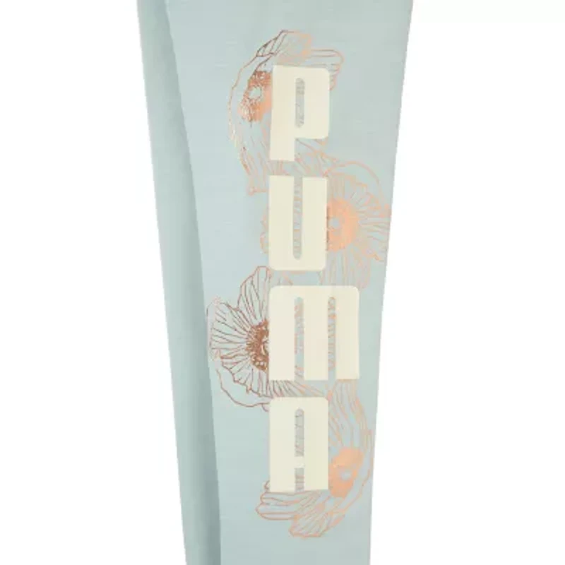 PUMA Big Kid Girls High Rise 22" Active Skinny Full Length Leggings