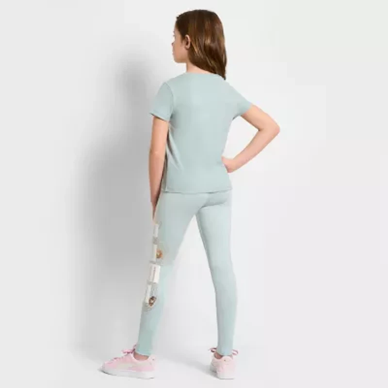 PUMA Big Kid Girls High Rise 22" Active Skinny Full Length Leggings