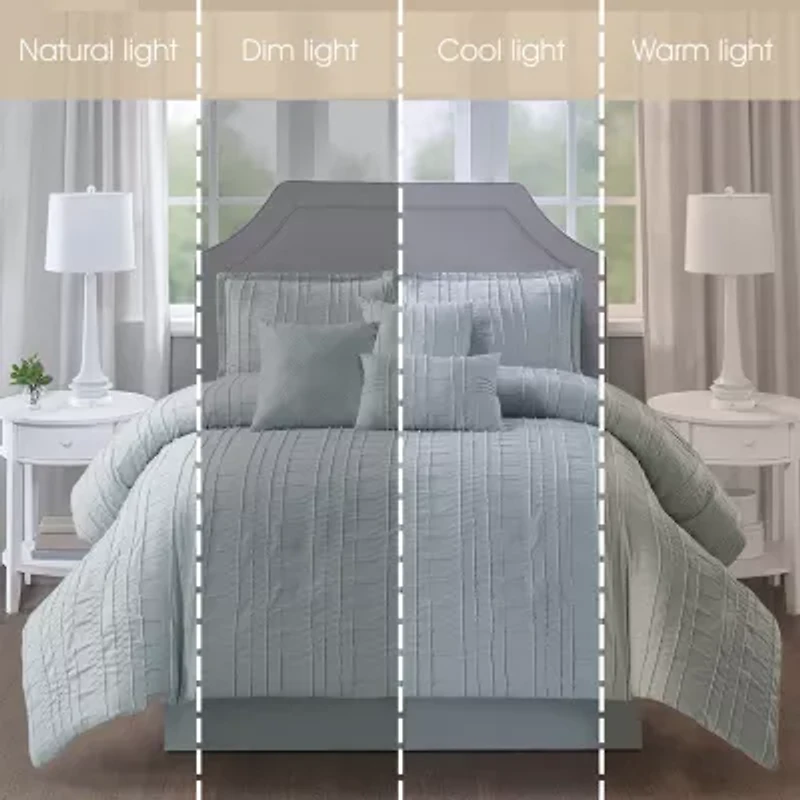 Stratford Park Prim 7-pc. Lightweight Comforter Set
