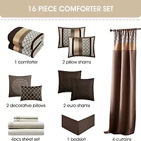 Stratford Park Mirza 16-pc. Lightweight Comforter Set