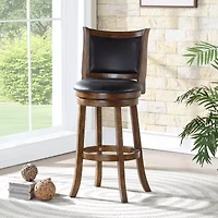 Bristol Upholstered Swivel Bar Stool