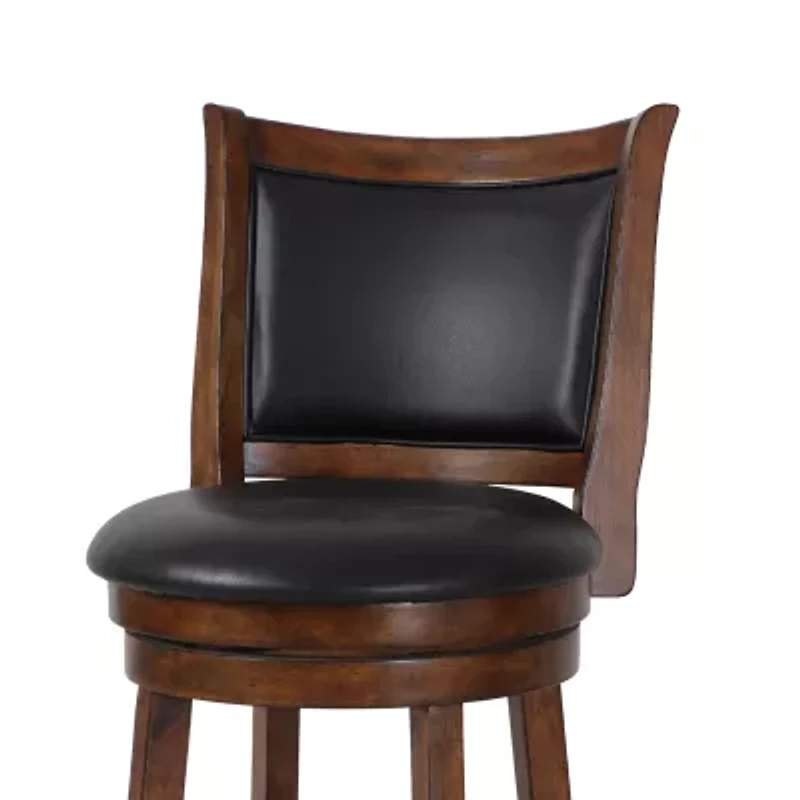 Bristol Counter Height Upholstered Swivel Bar Stool