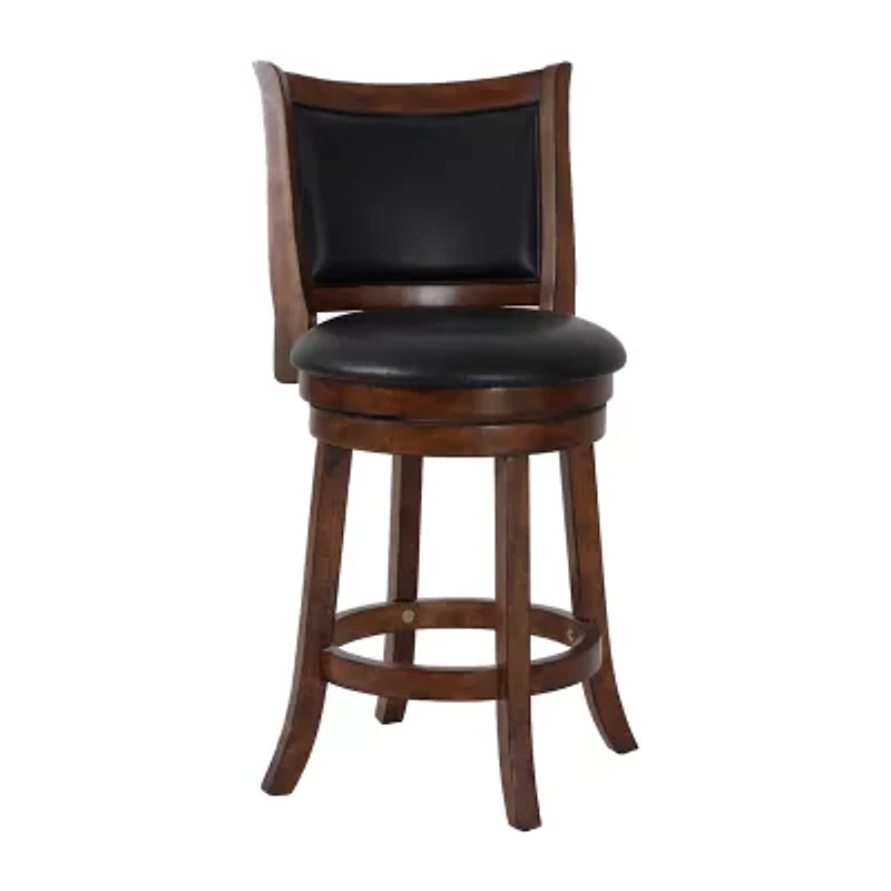 Bristol Counter Height Upholstered Swivel Bar Stool