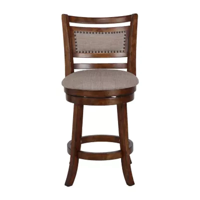 Aberdeen Counter Height Upholstered Swivel Bar Stool