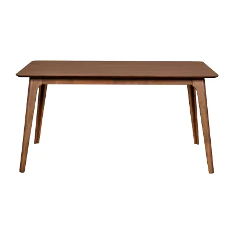 Oscar Rectangular Wood-Top Dining Table