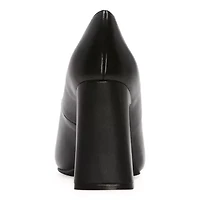 Worthington Zilo Womens Pointed Closed Toe Flared Heel Pumps