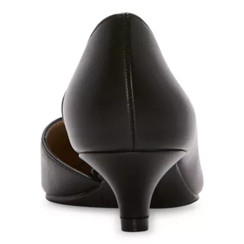 east 5th Desper Womens Pointed Closed Toe Kitten Heel Pumps