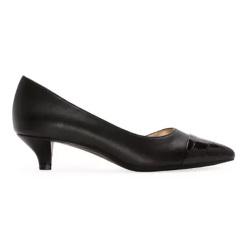 east 5th Desper Womens Pointed Closed Toe Kitten Heel Pumps