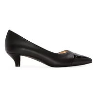 east 5th Desper Womens Pointed Closed Toe Kitten Heel Pumps