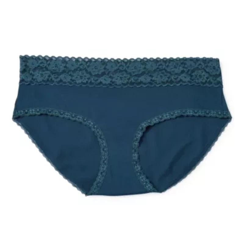 Arizona Body Cotton with Lace Hipster Panty