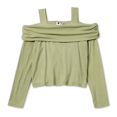 Self Esteem Big Kid Girls Long Sleeve Blouse