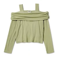 Self Esteem Big Kid Girls Long Sleeve Blouse