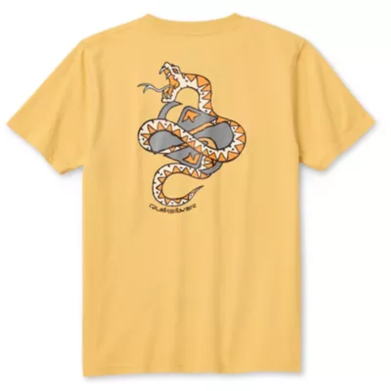 Quiksilver Big Kid Boys Crew Neck Short Sleeve Regular Fit Graphic T-Shirt