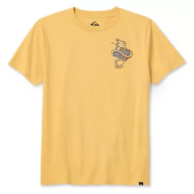 Quiksilver Big Kid Boys Crew Neck Short Sleeve Regular Fit Graphic T-Shirt