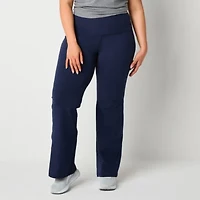 Xersion EverPerform Womens High Rise Cotton Yoga Pant Plus
