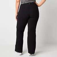Xersion EverPerform Womens High Rise Cotton Yoga Pant Plus