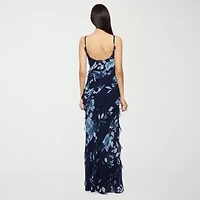 Premier Amour Womens Sleeveless Floral Maxi Dress