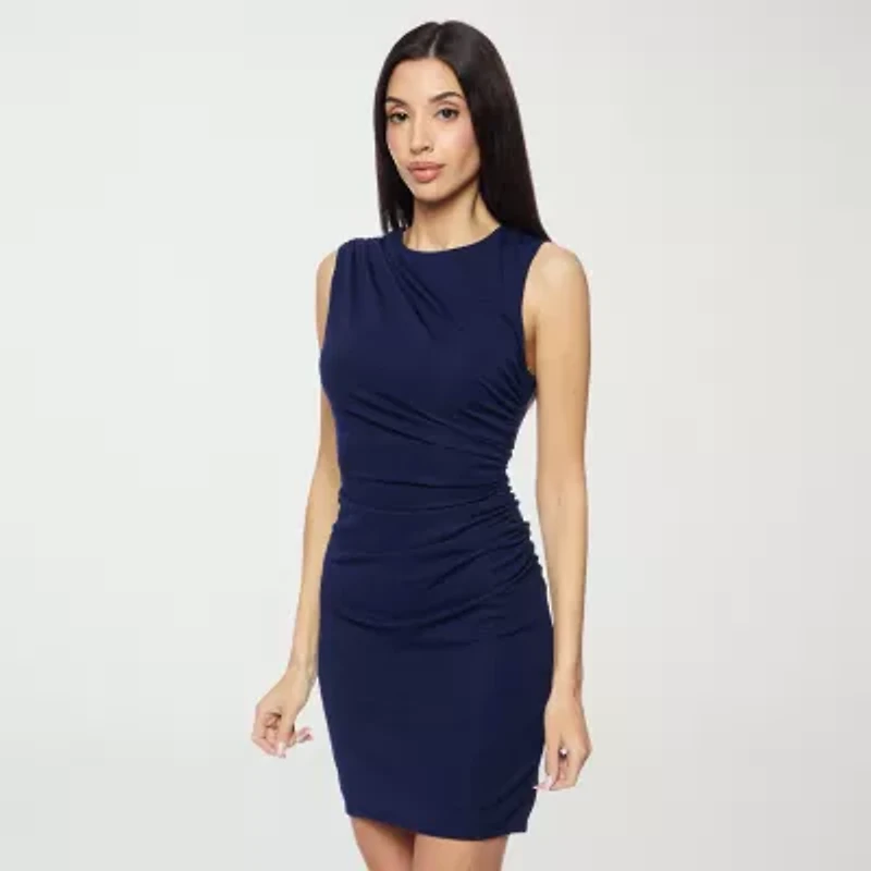 Premier Amour Womens Sleeveless Sheath Dress