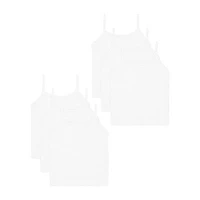 Hanes Toddler Girls U Neck Sleeveless 6 Pack Camisole