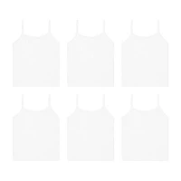 Hanes Toddler Girls U Neck Sleeveless 6 Pack Camisole