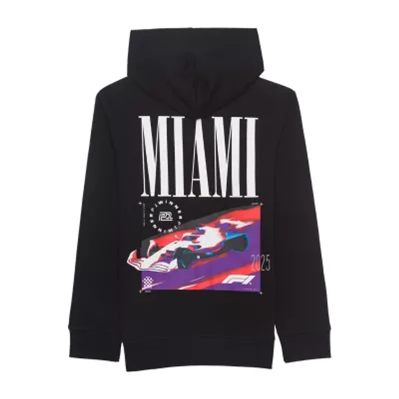 Formula 1 Little & Big Kid Boys Long Sleeve Fleece Hoodie