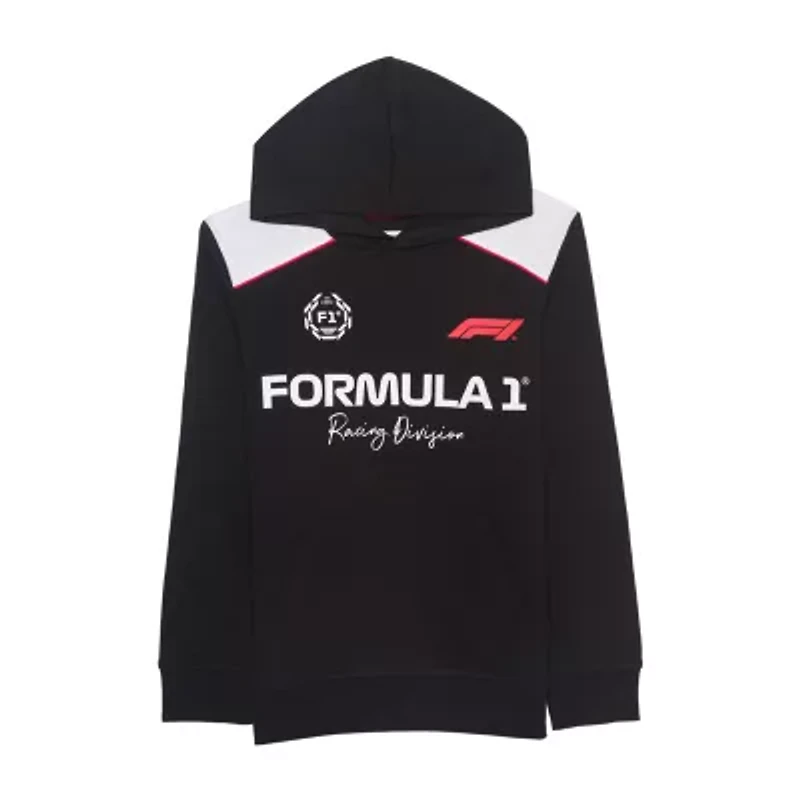 Formula 1 Little & Big Kid Boys Long Sleeve Fleece Hoodie