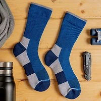 Dr.Motion Outdoor Mens 1 Pair Crew Socks