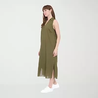 London Times Womens Sleeveless Maxi Dress