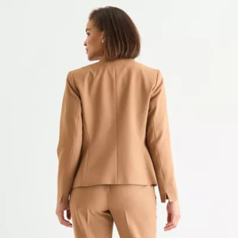 Black Label by Evan-Picone Womens Classic Fit Suit Jacket