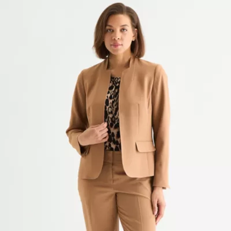 Black Label by Evan-Picone Womens Classic Fit Suit Jacket