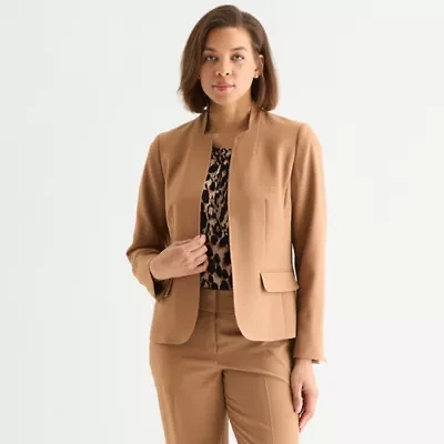 Black Label by Evan-Picone Womens Classic Fit Suit Jacket