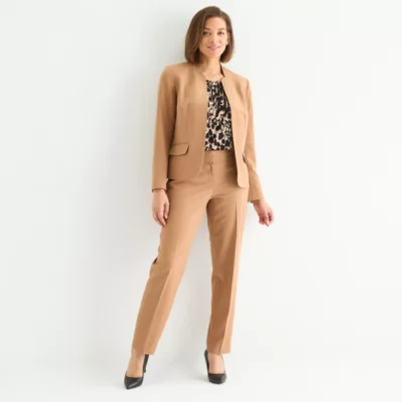 Black Label by Evan-Picone Womens Classic Fit Suit Jacket