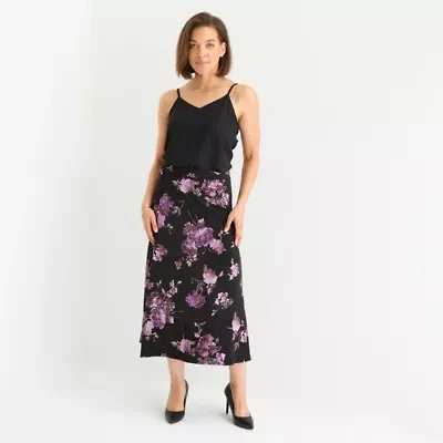 Black Label by Evan-Picone Womens Maxi Skirt