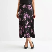 Black Label by Evan-Picone Womens Maxi Skirt