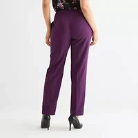 Black Label by Evan-Picone Womens Classic Fit Straight Suit Pant