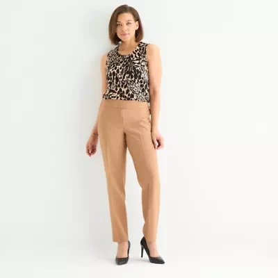 Black Label by Evan-Picone Womens Classic Fit Straight Suit Pant
