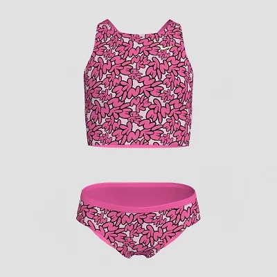 Nike Big Kid Girls Floral Bikini Set