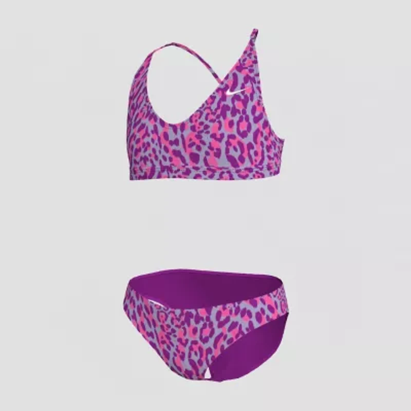 Nike Big Kid Girls Animal 2-pc. Bikini Set