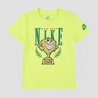 Nike Toddler Boys Crew Neck Short Sleeve Regular Fit Graphic T-Shirt