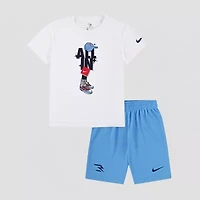 Nike 3BRAND by Russell Wilson Little Boys 2-pc. Short Set