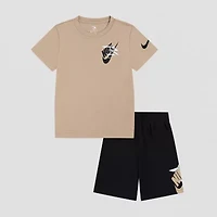 Nike 3BRAND by Russell Wilson Little Boys 2-pc. Short Set