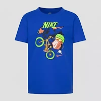 Nike Little Boys Crew Neck Short Sleeve Regular Fit Graphic T-Shirt