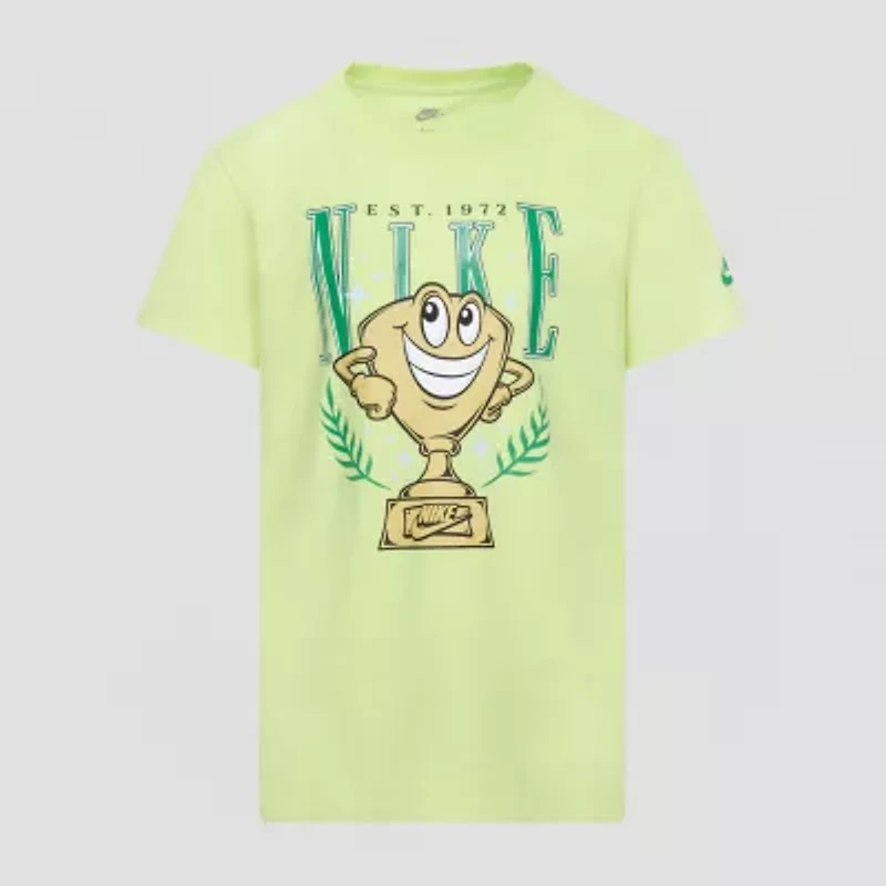 Nike Little Boys Crew Neck Short Sleeve Regular Fit Graphic T-Shirt