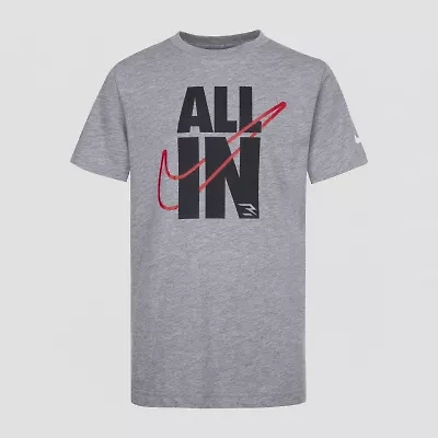 Nike 3BRAND by Russell Wilson Big Boys Crew Neck Short Sleeve Graphic T-Shirt