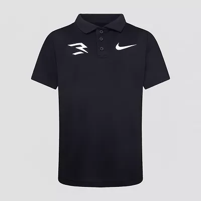 Nike 3BRAND by Russell Wilson Big Kid Boys Short Sleeve Regular Fit Polo Shirt